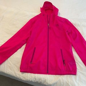North Face Pink Windbreaker water resistant